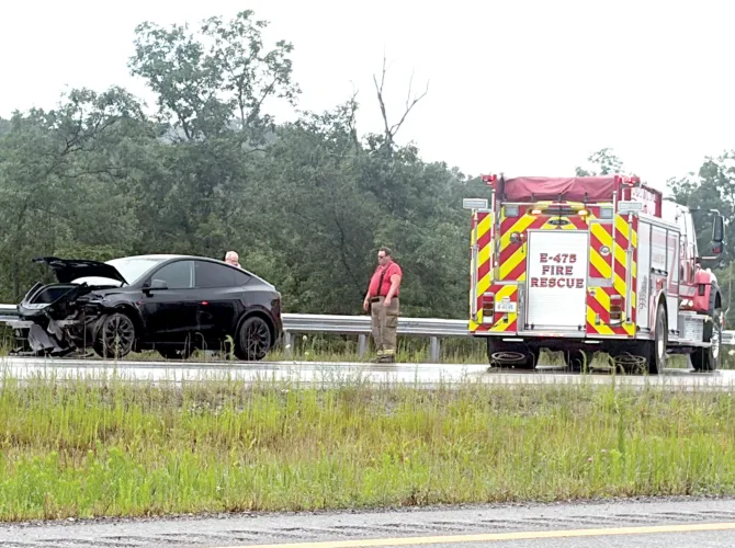 Corridor H Wreck Near New Bridge